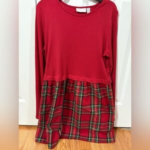 The Children's Place Red Plaid Dress